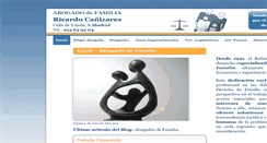 Desktop Screenshot of abogadofamilia.es