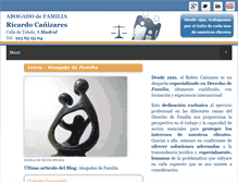 Tablet Screenshot of abogadofamilia.es
